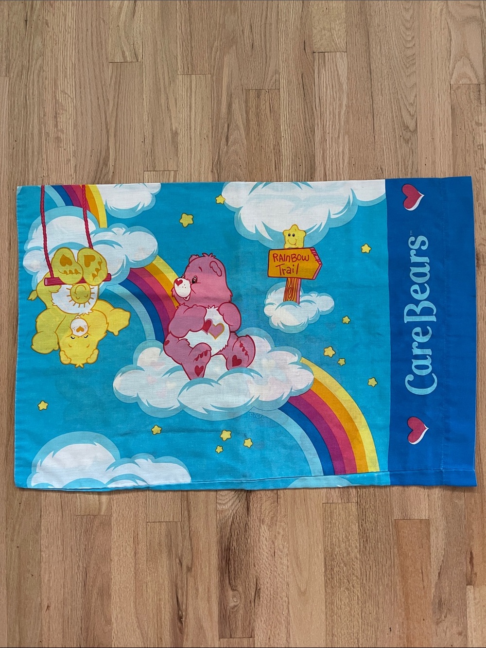 Vintage Care Bears Pillow Case
